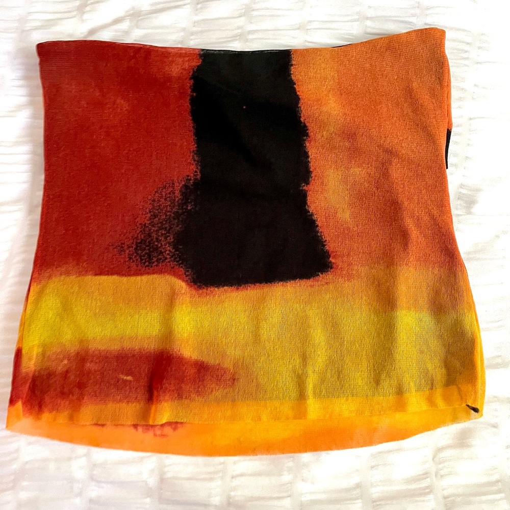 Vivienne Tam Vintage Mesh Strapless Top - Picture 9 of 11